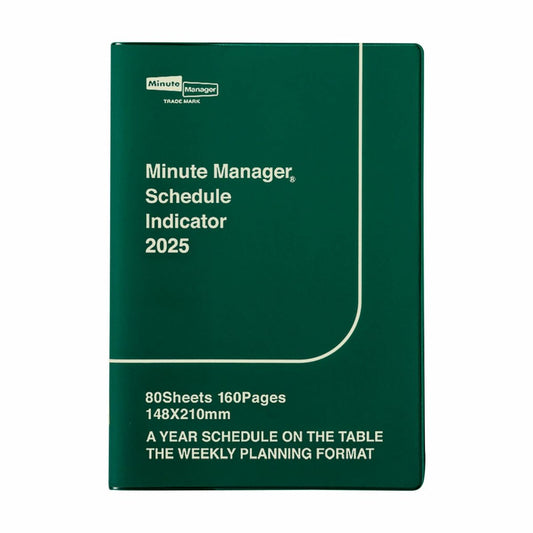 2025 Weekly Planner Minute Manager A5 LEFT