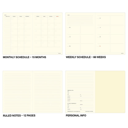 Open Dated Planner / Gulf A6
