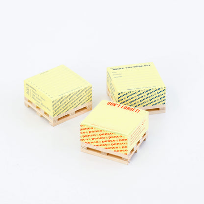 Memo Block on Pallet (PENCO)