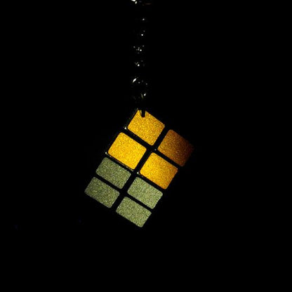 Reflector Magic Cube Key Chain