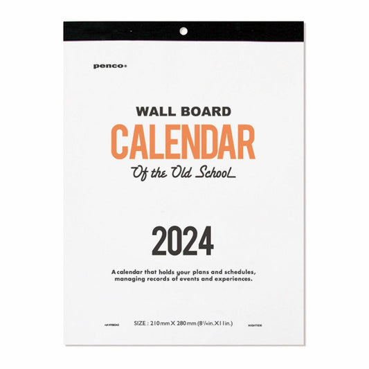2024 Wall Calendar (PENCO) / A4
