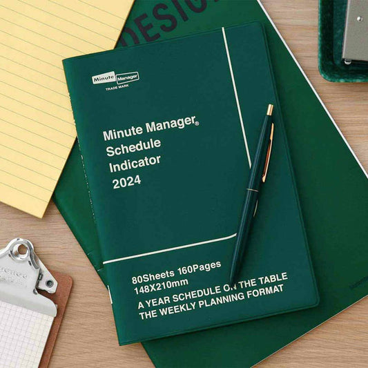 2025 Weekly Planner Minute Manager A5 LEFT