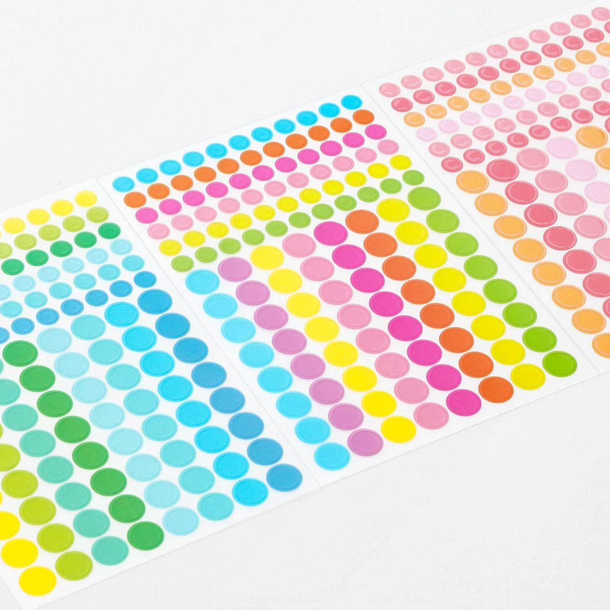 Removable See-Through Dot Sticker
