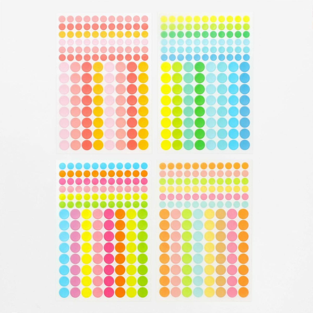 Removable See-Through Dot Sticker