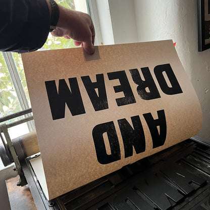 WAKE UP AND DREAM/ Poster