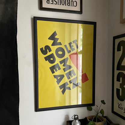 LET WOMAN SPEAK/ Poster