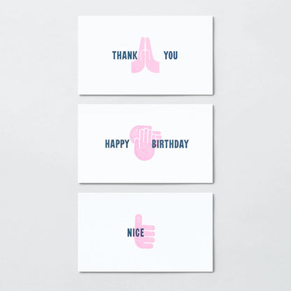 One Word Card / Papier Labo.