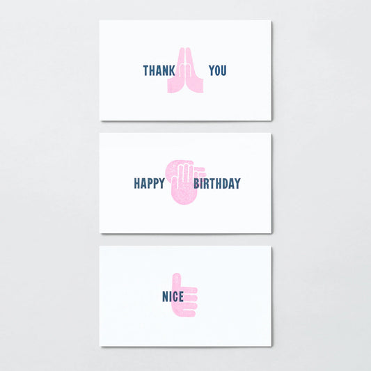 One Word Card / Papier Labo.