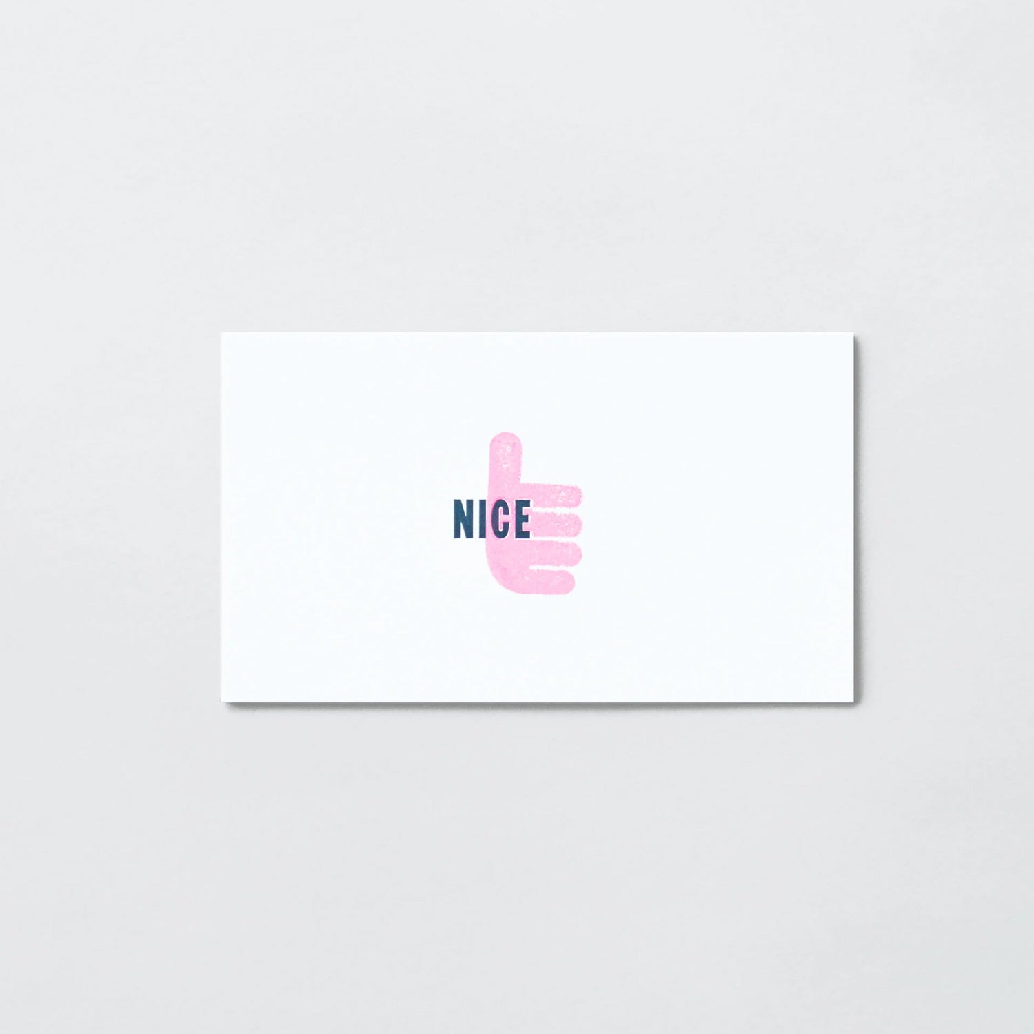 One Word Card / Papier Labo.