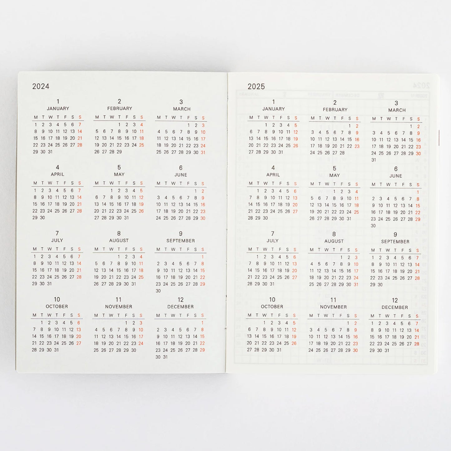 2024 Planner / A6 Planner Book (HOBONICHI TECHO)