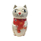 Wooden Doll/ Cat with Red Seabream