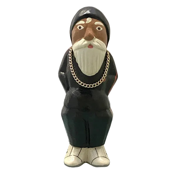 Jogging Santa Black Hoodie / M