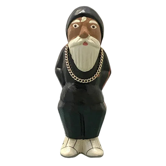 Jogging Santa Black Hoodie / M