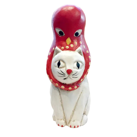 White Cat with Octopus / M