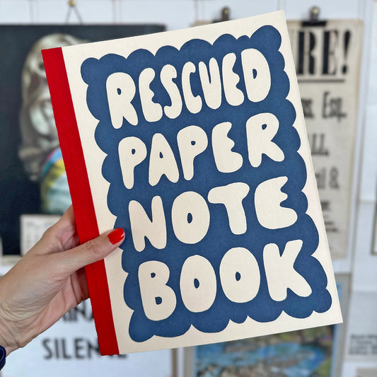 Rescued Paper Notebook / Large