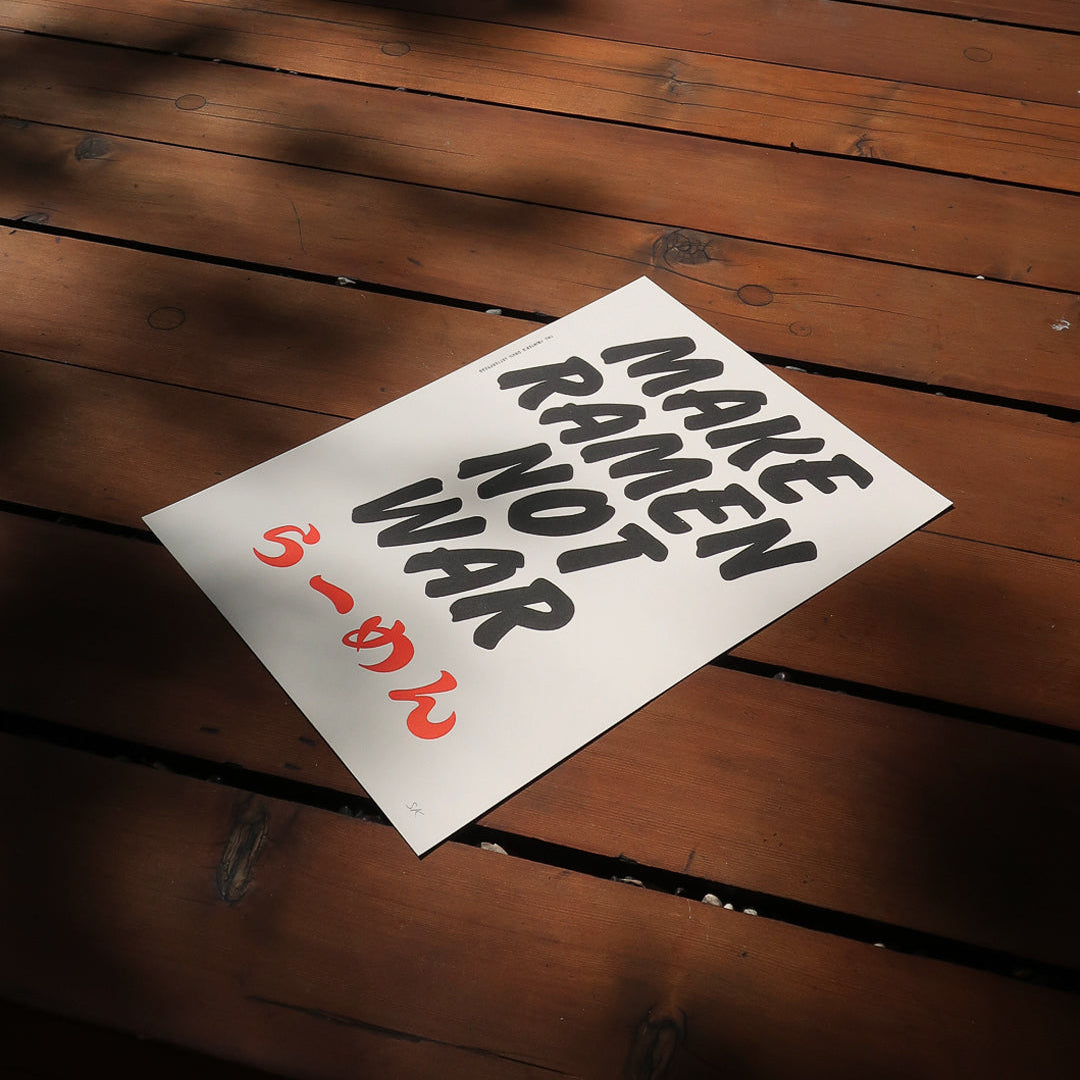 MAKE RAMEN/ Poster