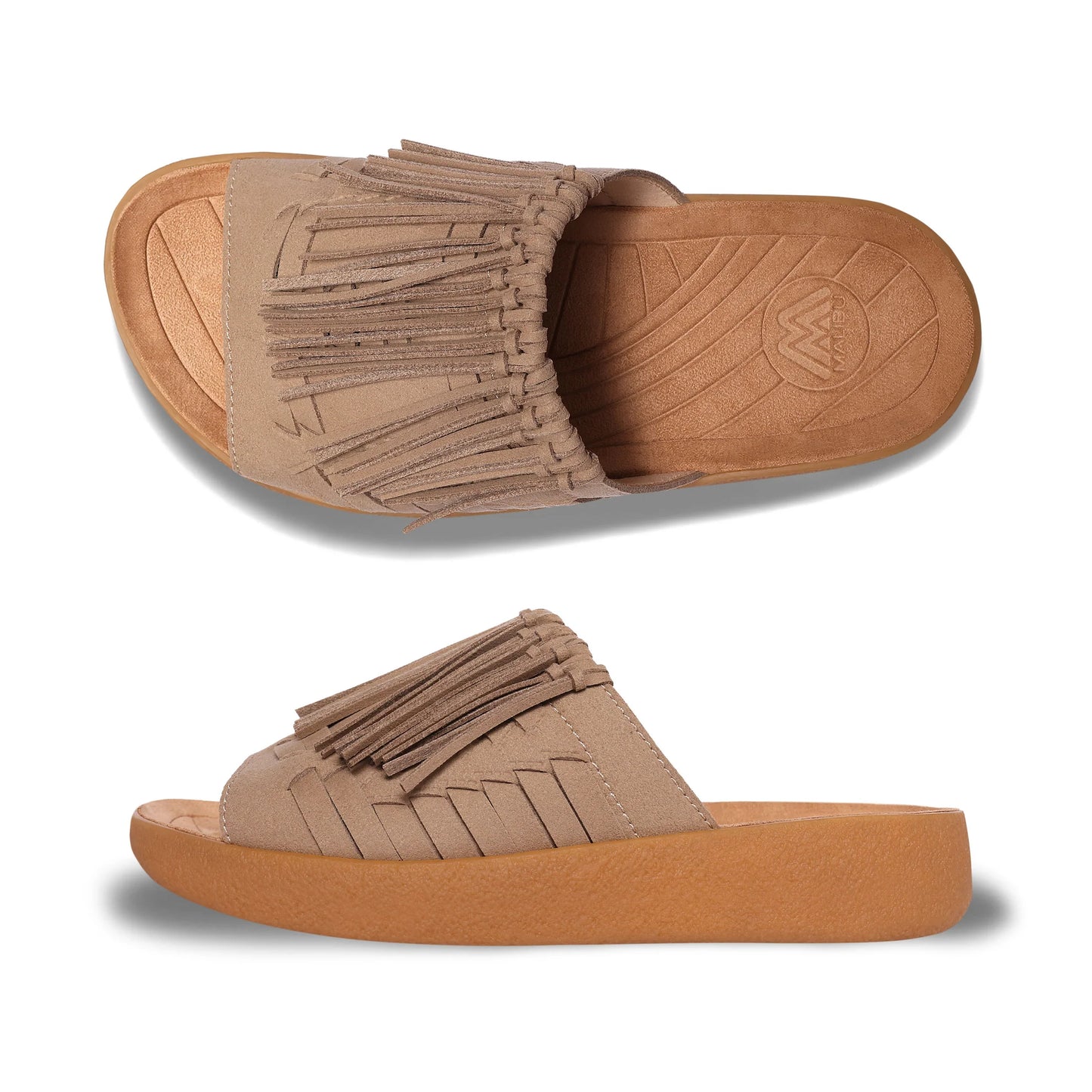 Thunderbird Thatched Slide / Beige Tan (Malibu Sandals)