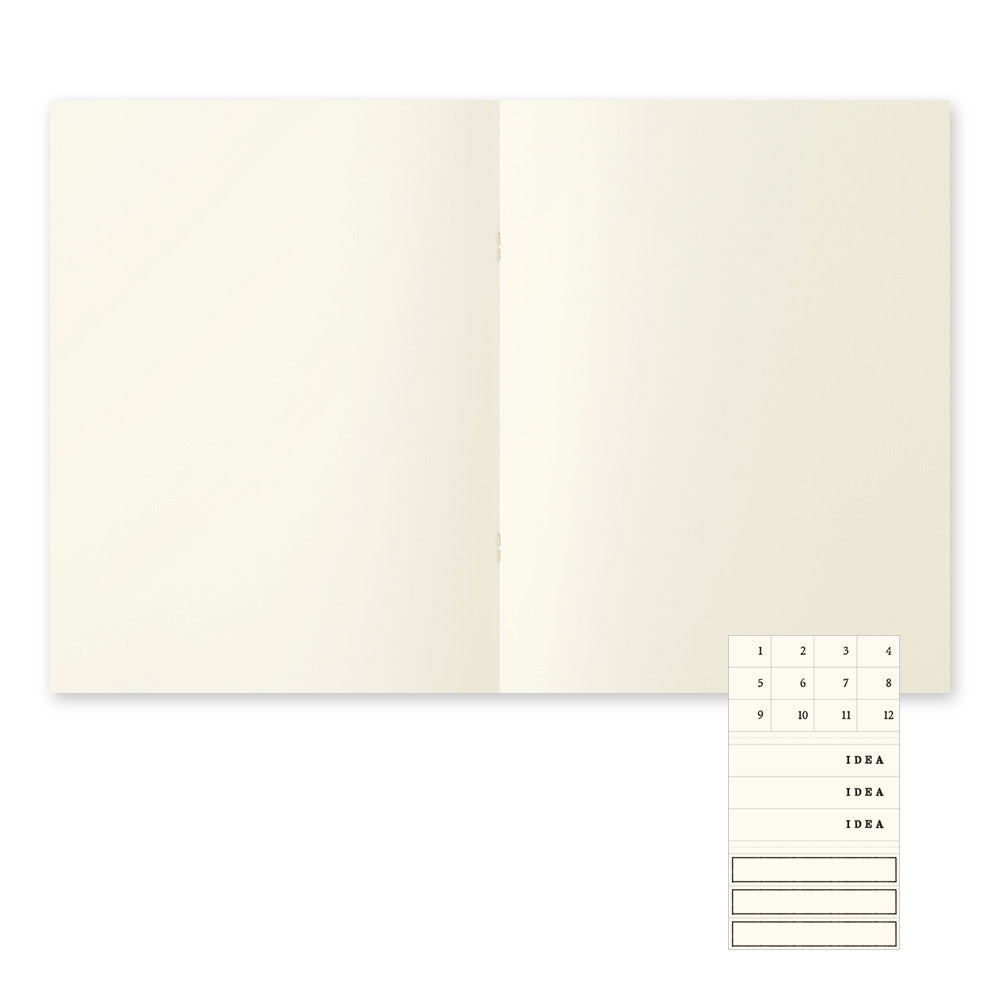 MD Notebook Light 3pcs/ A4/ Blank (MIDORI)