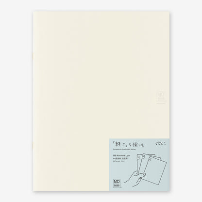 MD Notebook Light 3pcs/ A4/ Grid (MIDORI)