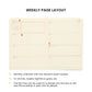 2026 Weekly Planner Poche A6