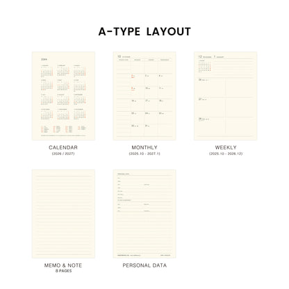 2026 Weekly Planner Honeybees A6