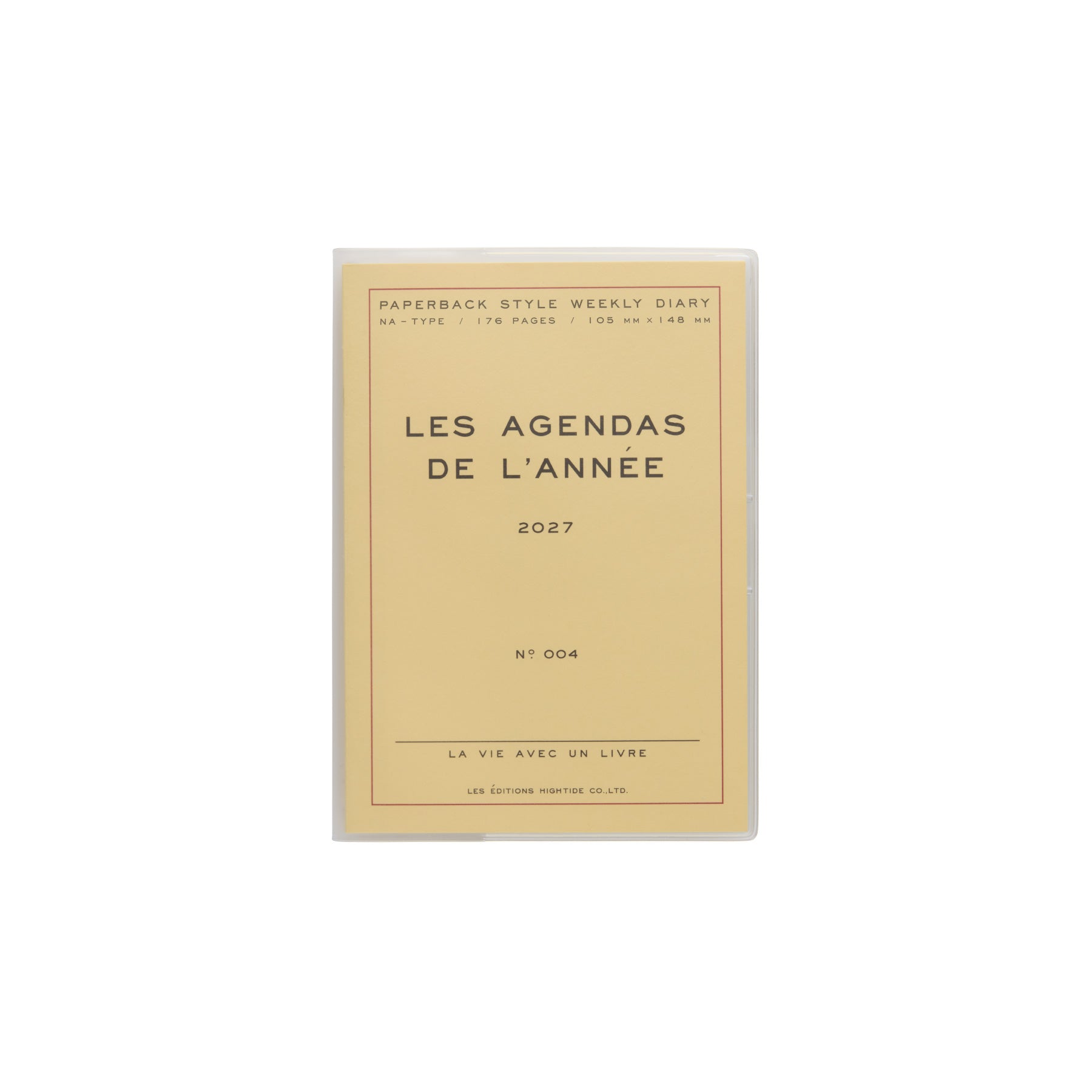 2027 Weekly Planner Poche A6