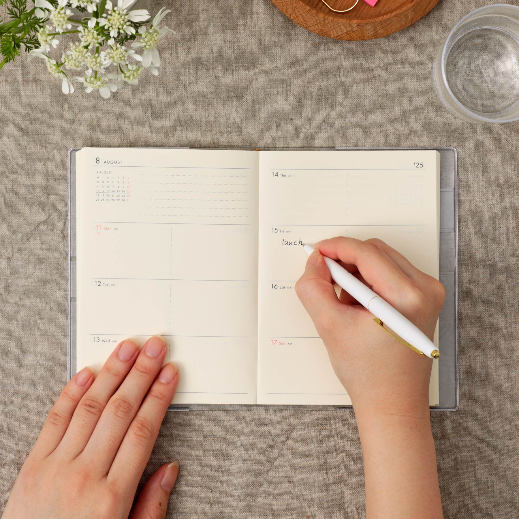 2027 Weekly Planner Poche A6