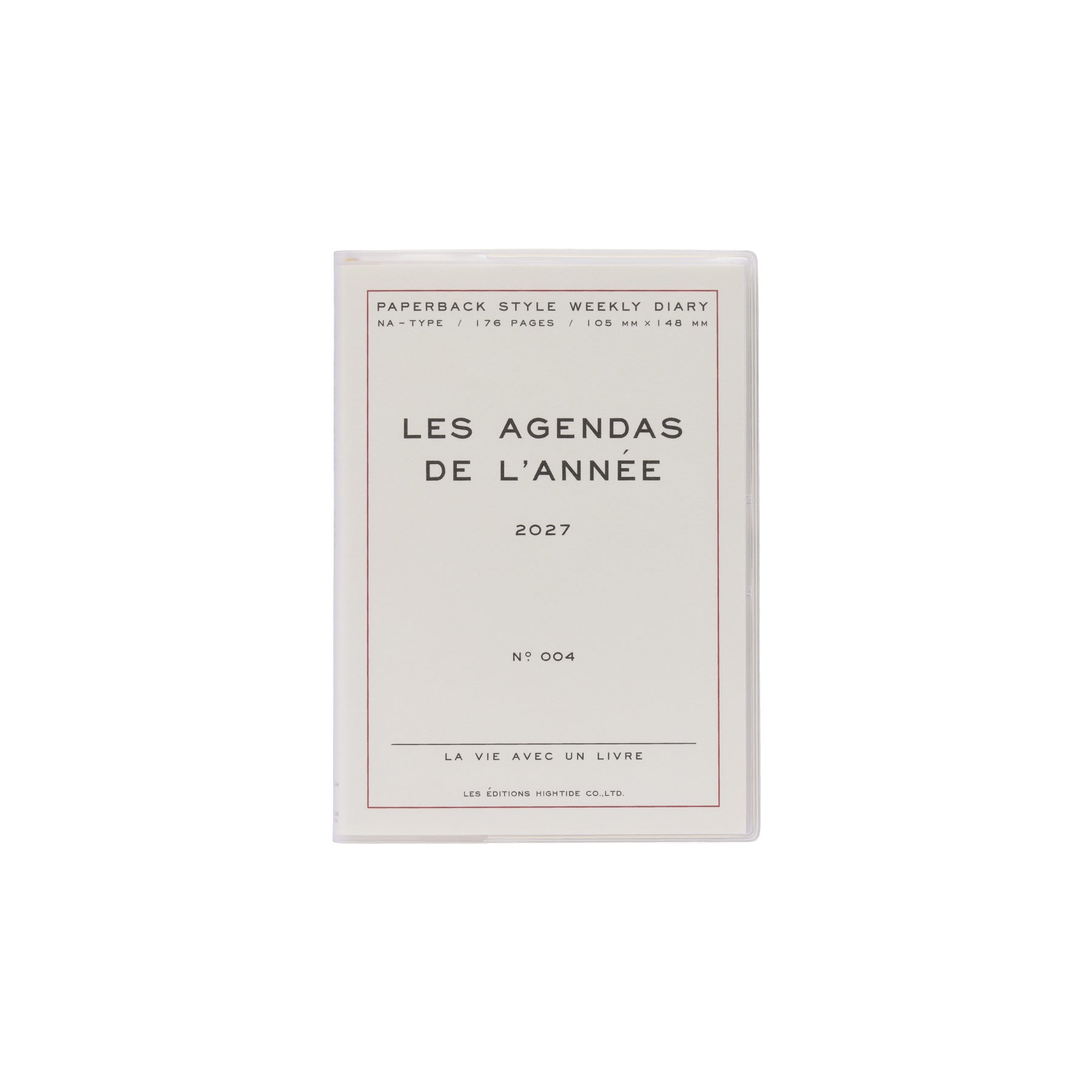 2027 Weekly Planner Poche A6
