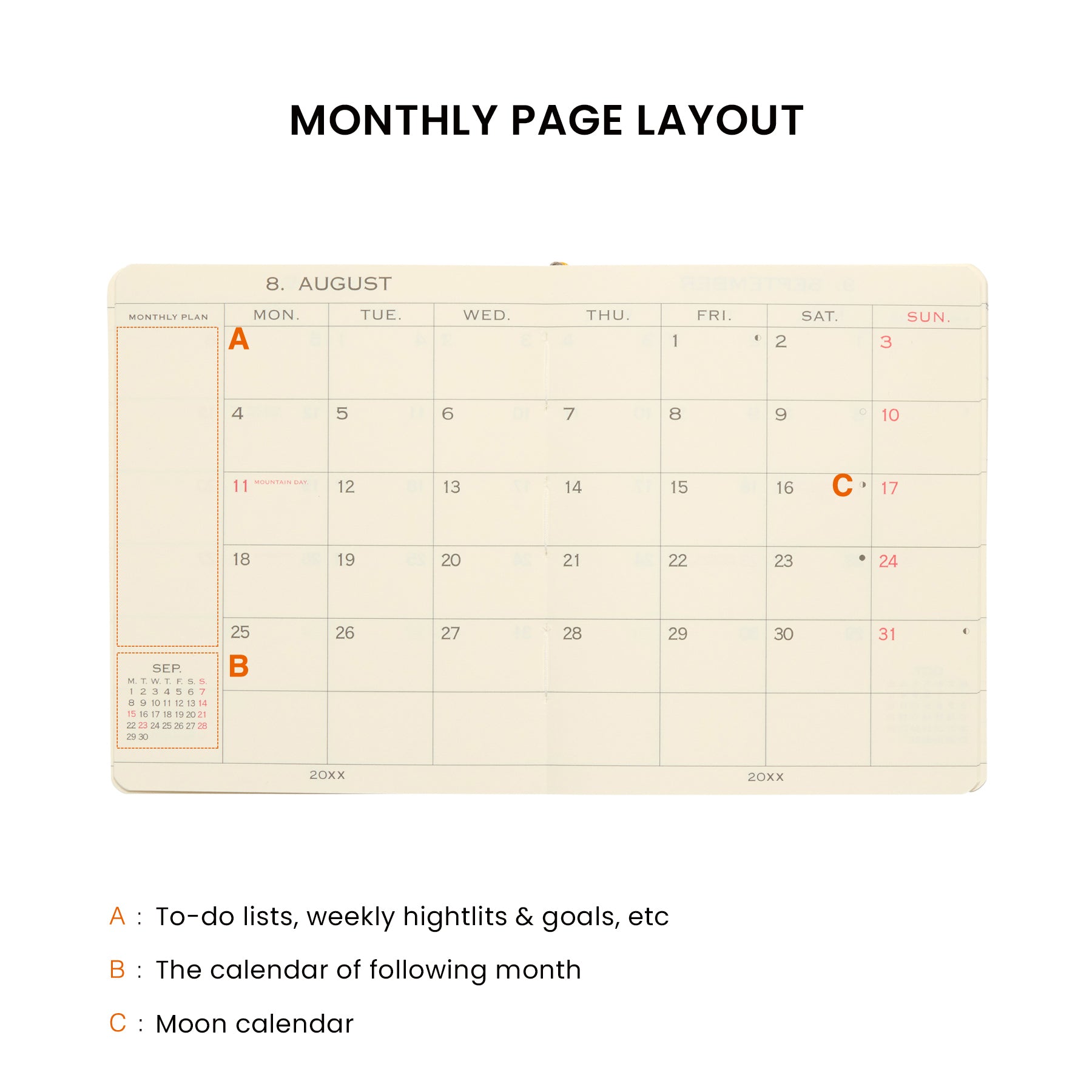 2027 Weekly Planner Katy Square