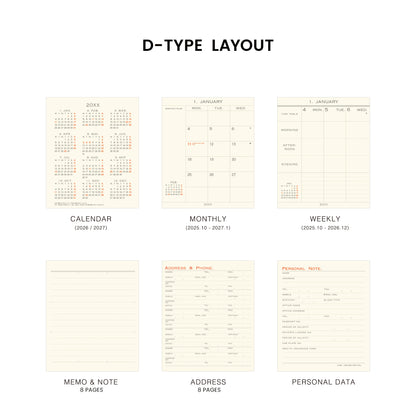 2026 Weekly Planner Food Diary Square