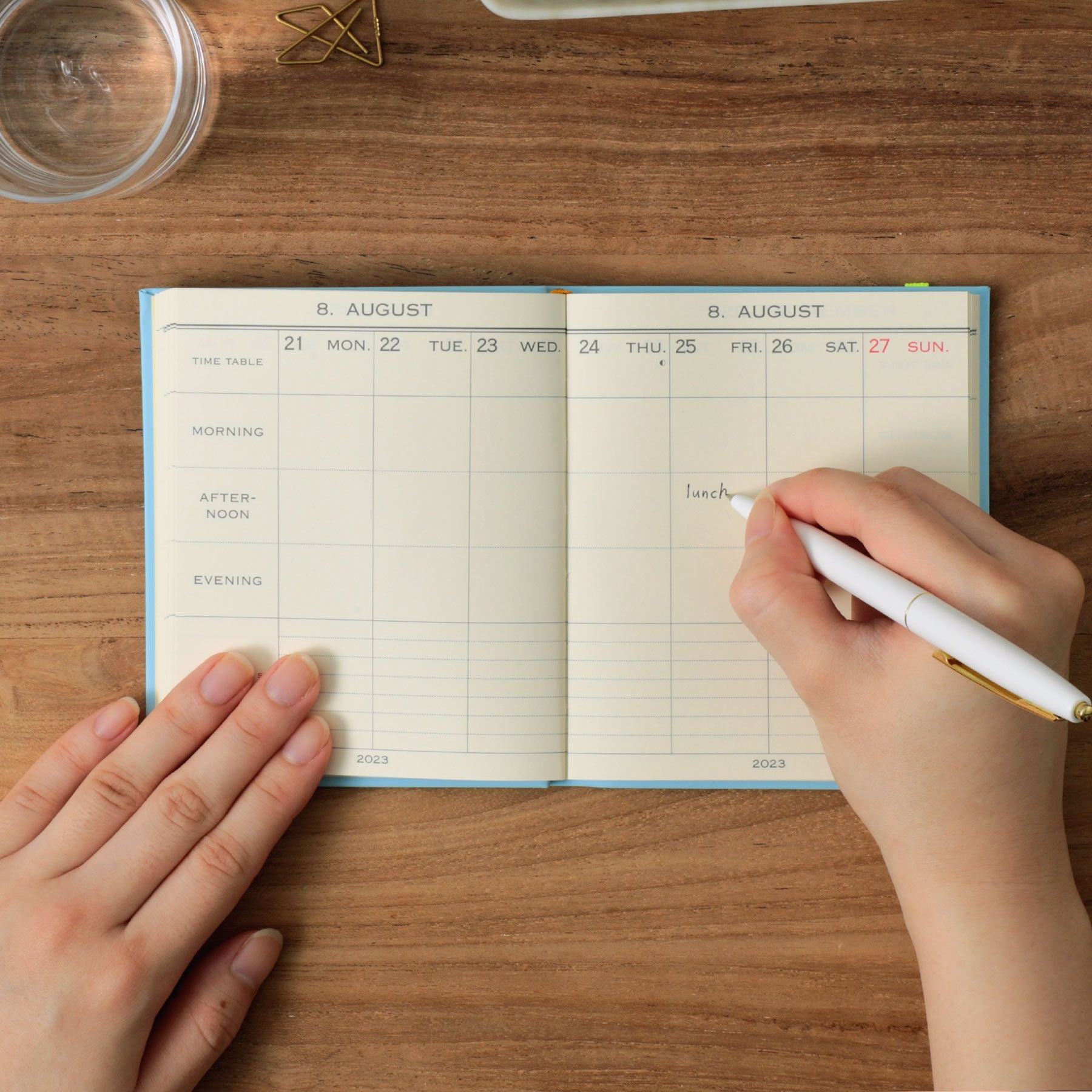 2027 Weekly Planner Katy Square