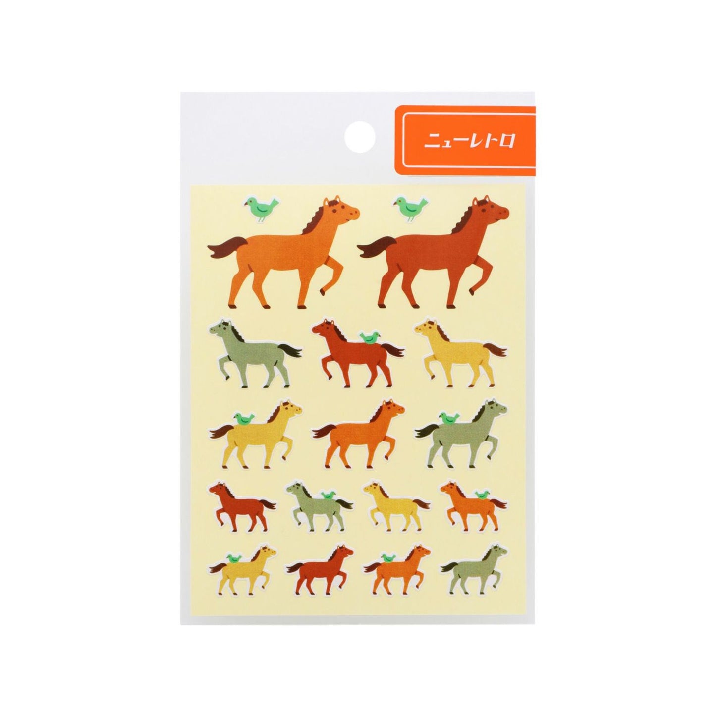Japanese Retro Sticker / Year of the Horse