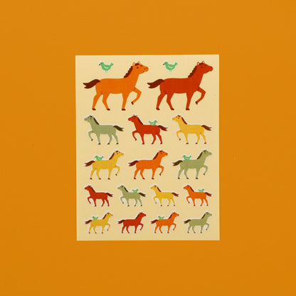 Japanese Retro Sticker / Year of the Horse