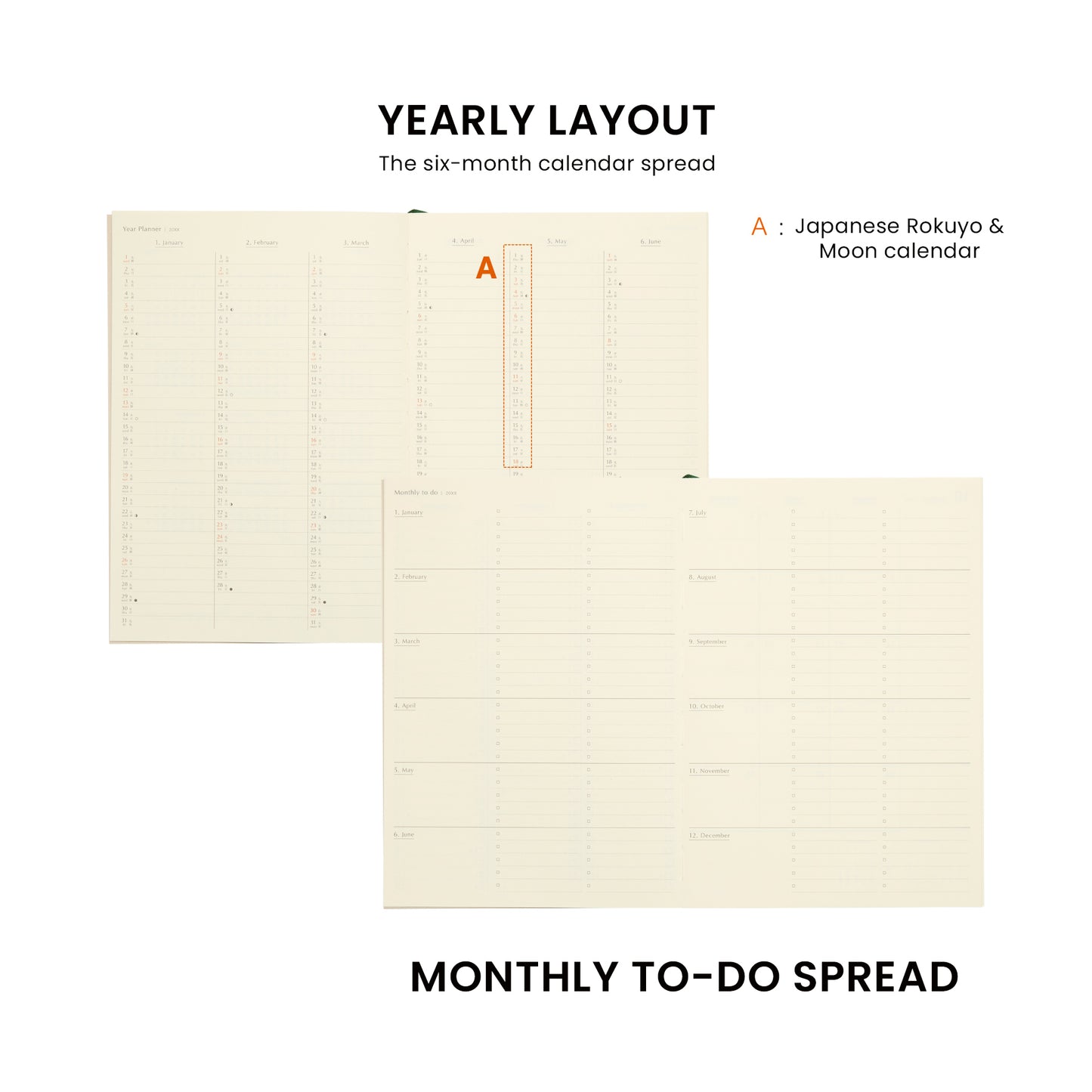 2026 Monthly Planner Fugen A5