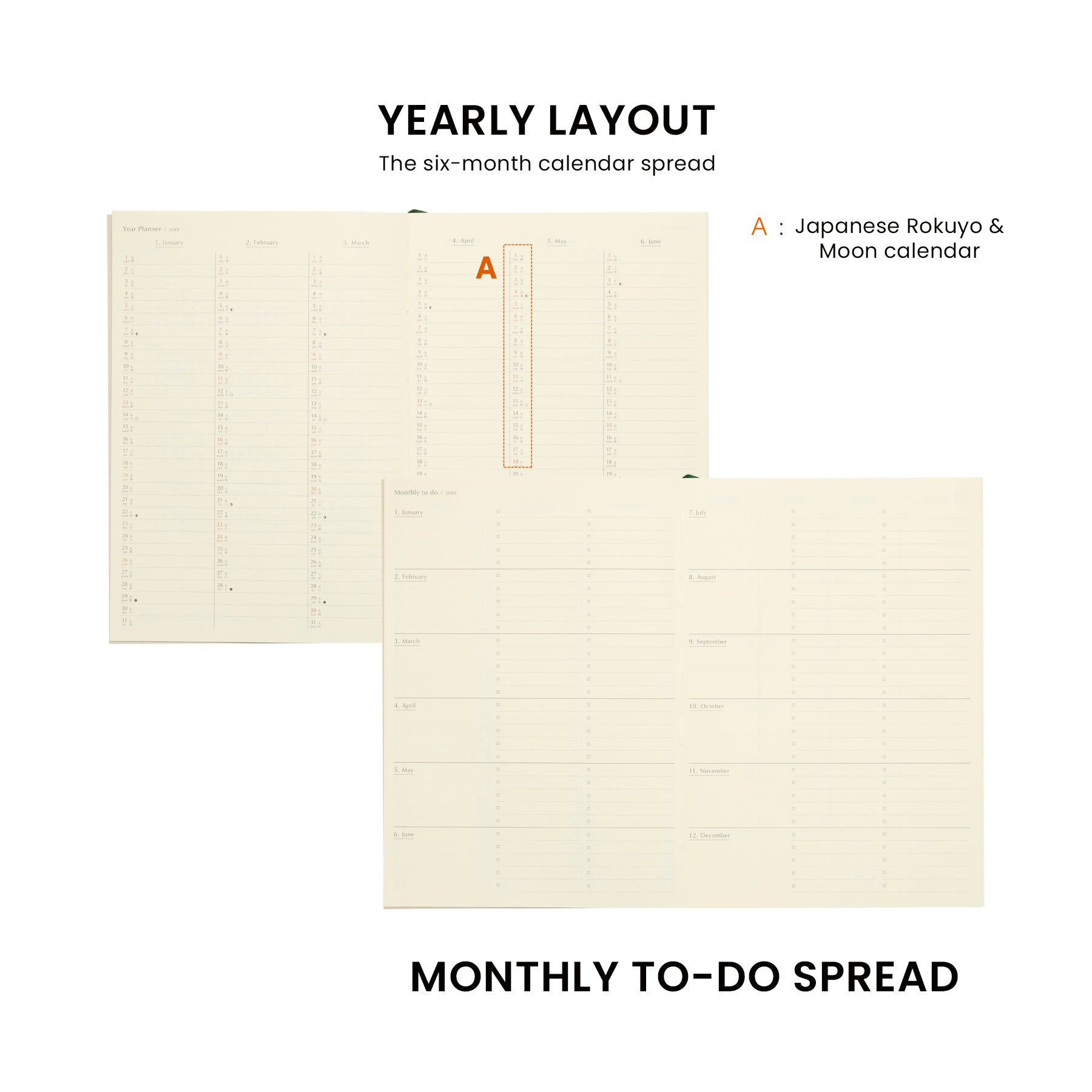 2026 Monthly Planner Coton A5