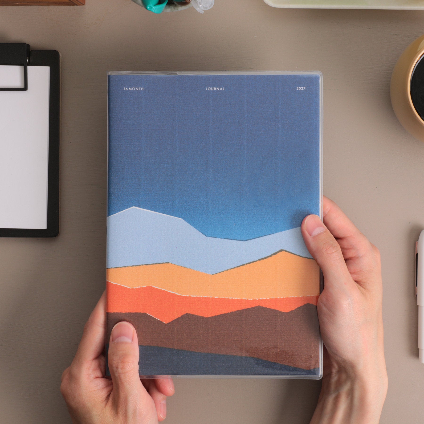 2027 Monthly Planner Scenery A5