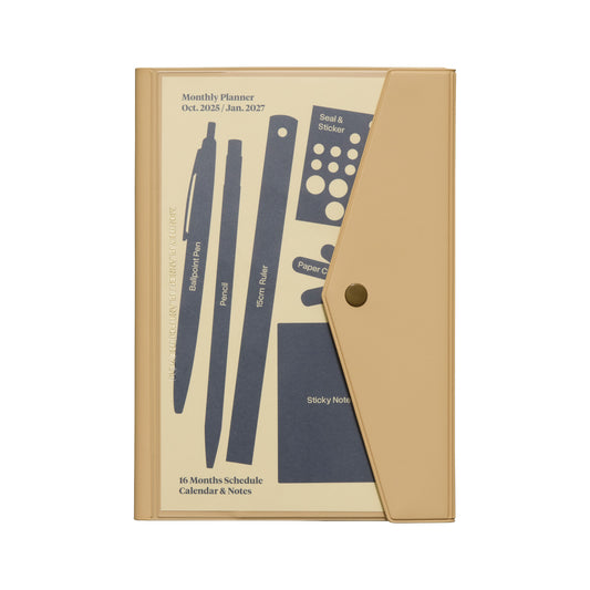 2026 Monthly Planner Fugen A5