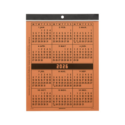 2026 Wall Calendar / A4