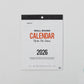 2026 Wall Calendar / A4
