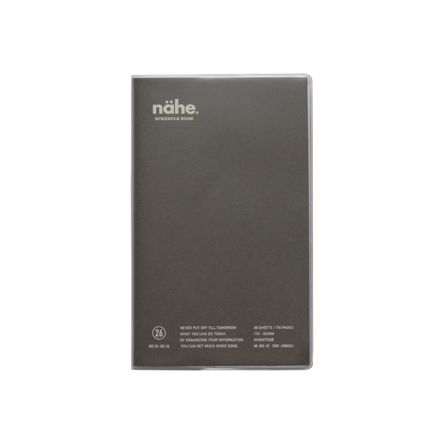 2026 Weekly Planner Nähe B6 Slim Vertical