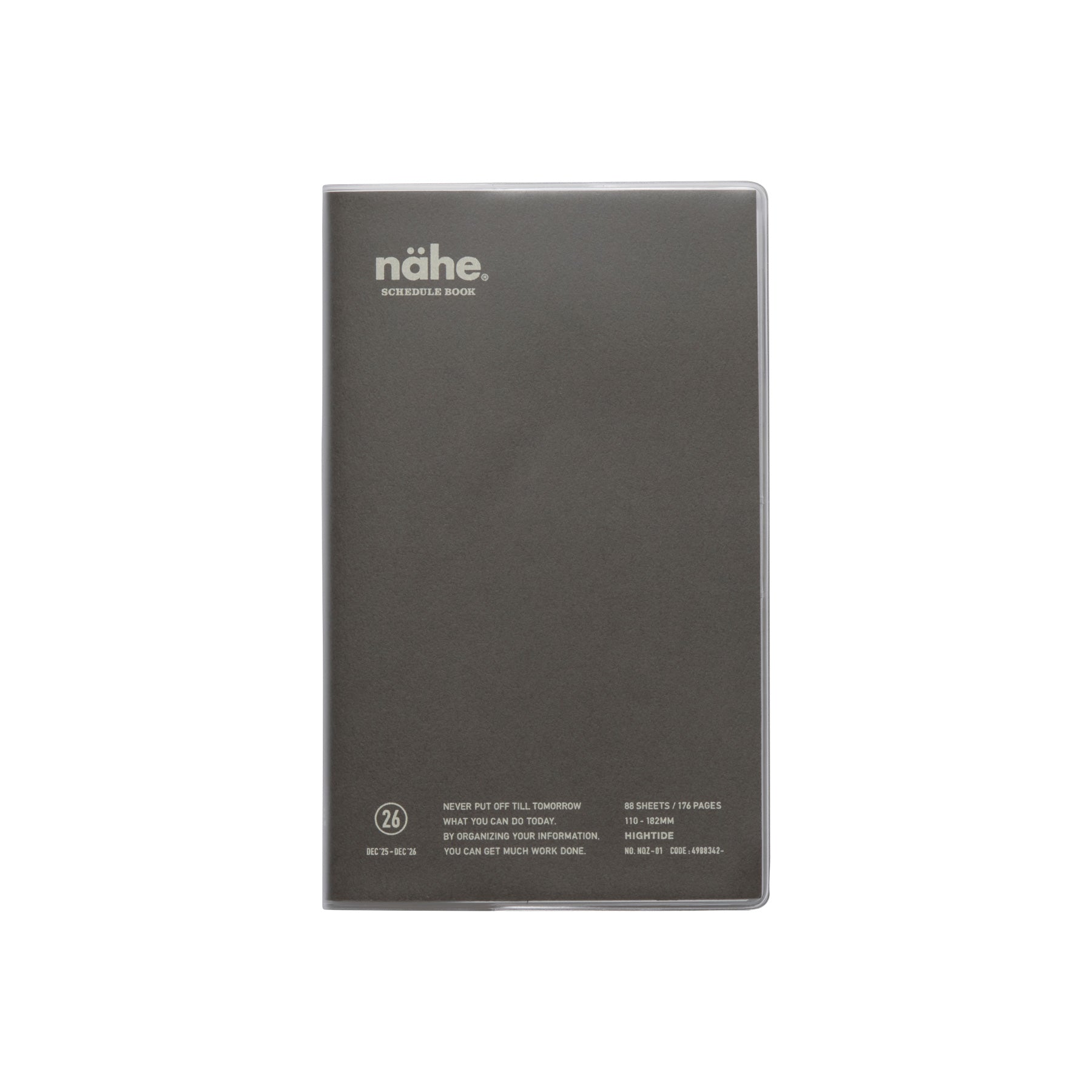 2026 Weekly Planner Nahe B6 Slim Vertical