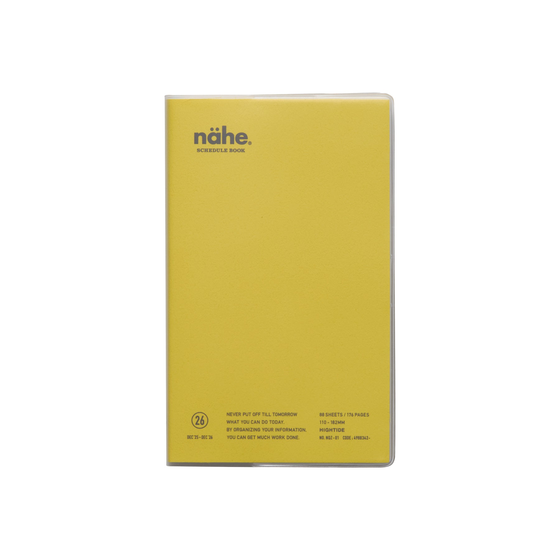2026 Weekly Planner Nahe B6 Slim Vertical