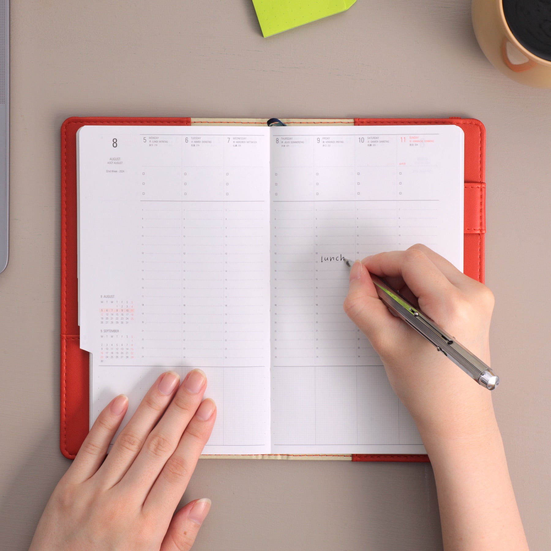 2027 Weekly Planner Shade B6 Slim Vertical