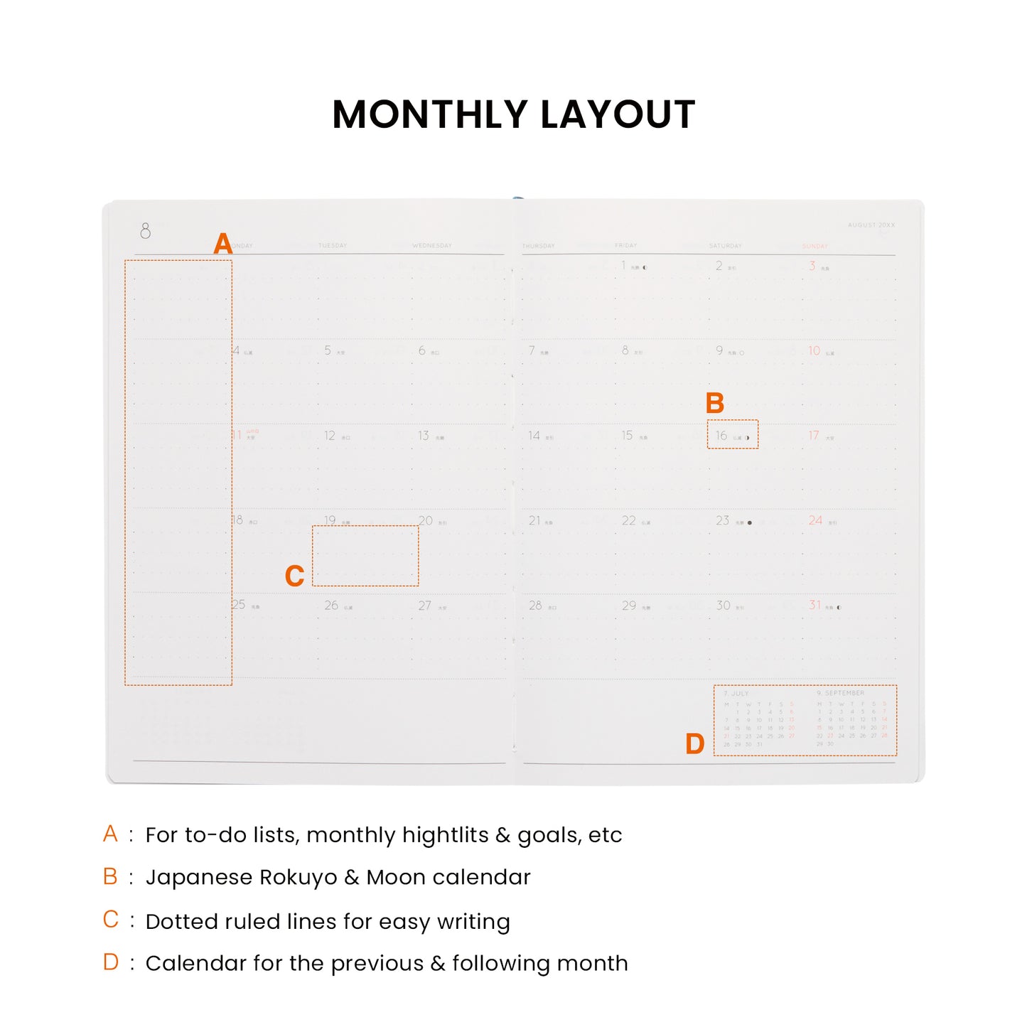 2026 Weekly Planner Nähe B6