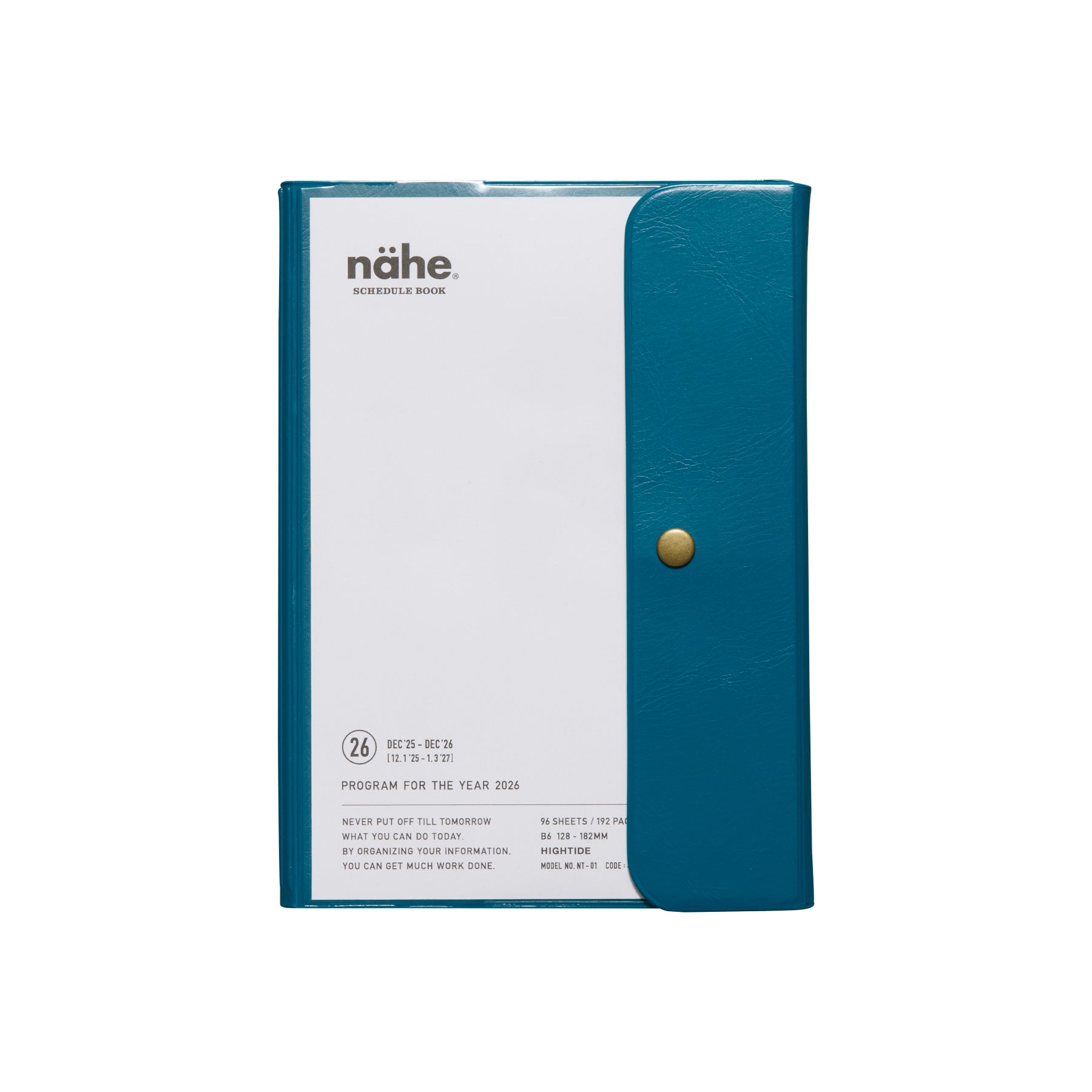 2026 Weekly Planner Nahe B6