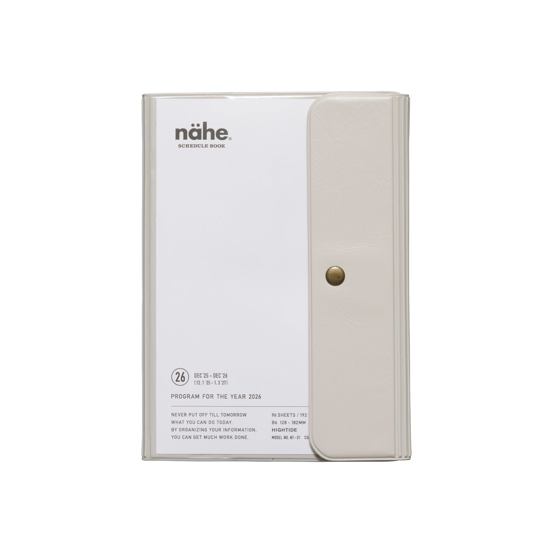 2026 Weekly Planner Nahe B6