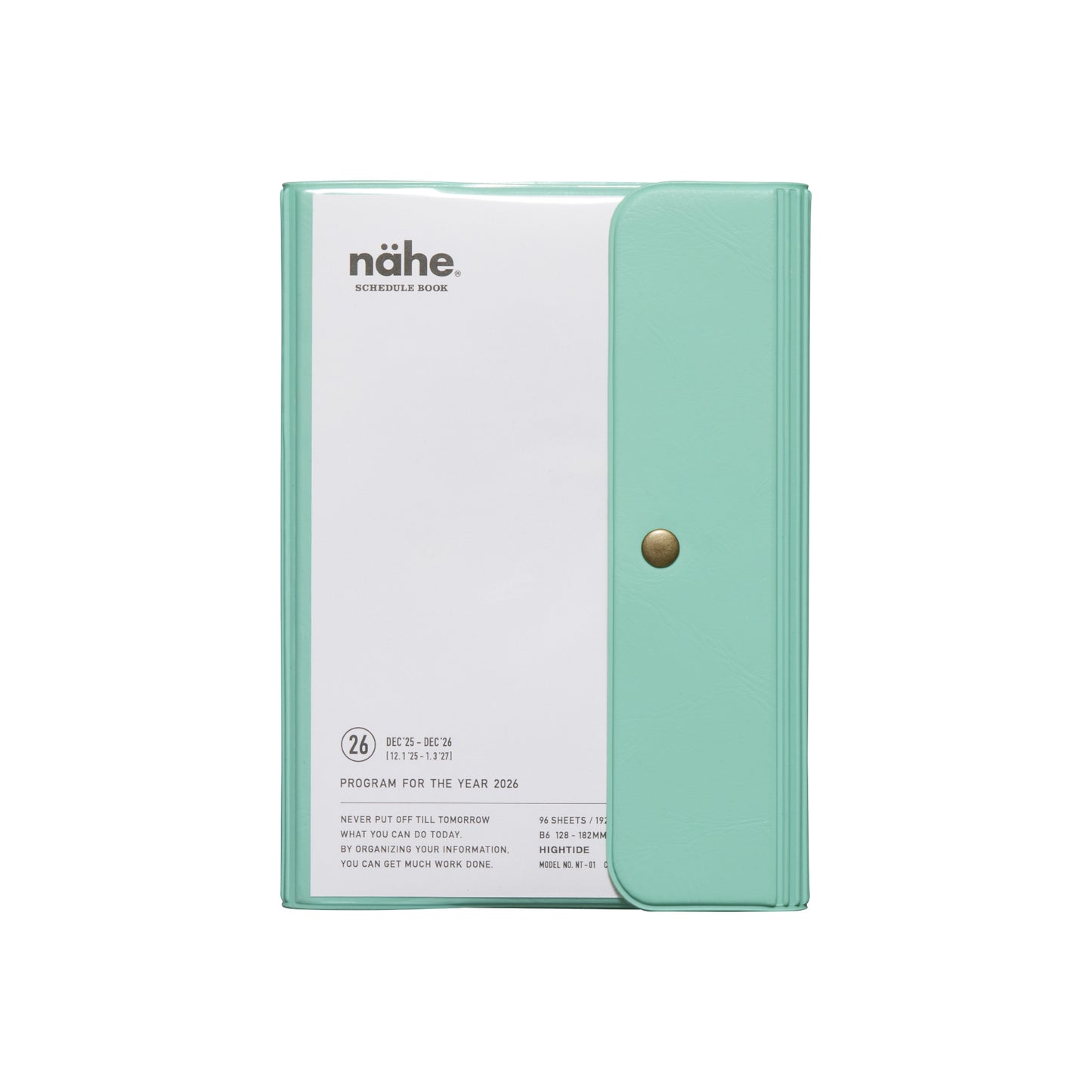 2026 Weekly Planner Nähe B6