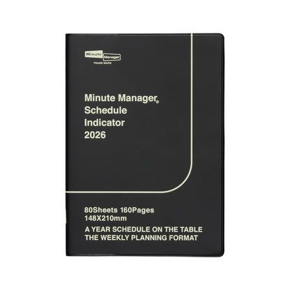 2026 Weekly Planner Minute Manager A5 LEFT