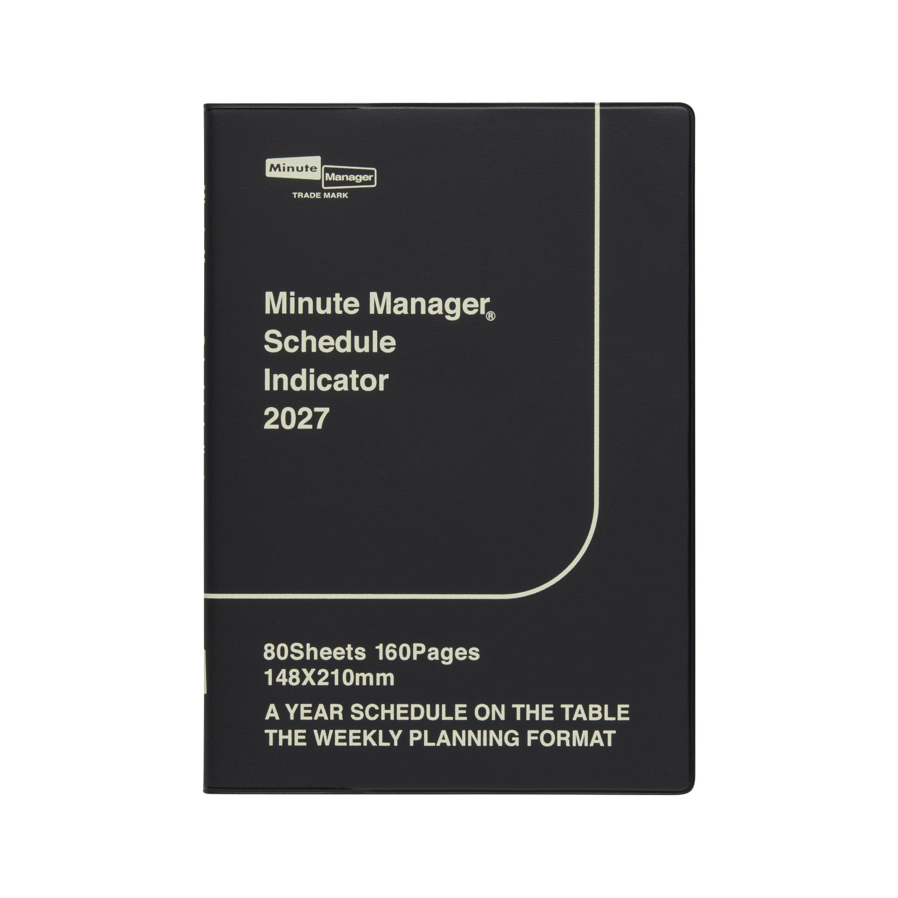 2027 Weekly Planner Minute Manager A5 LEFT
