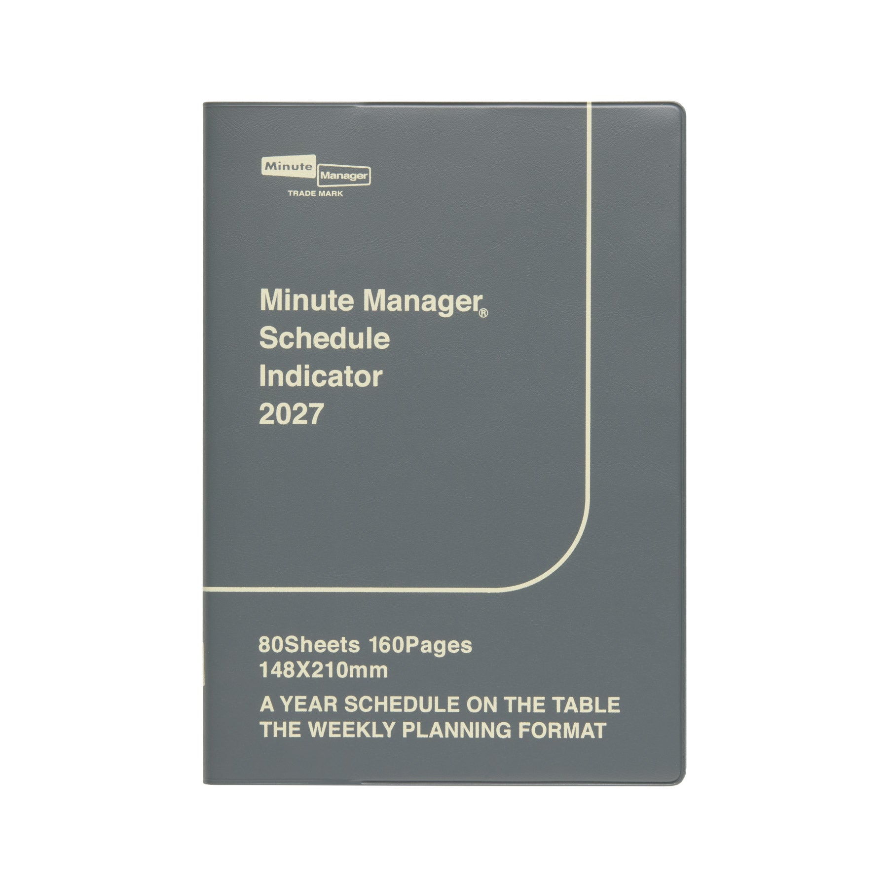 2027 Weekly Planner Minute Manager A5 LEFT